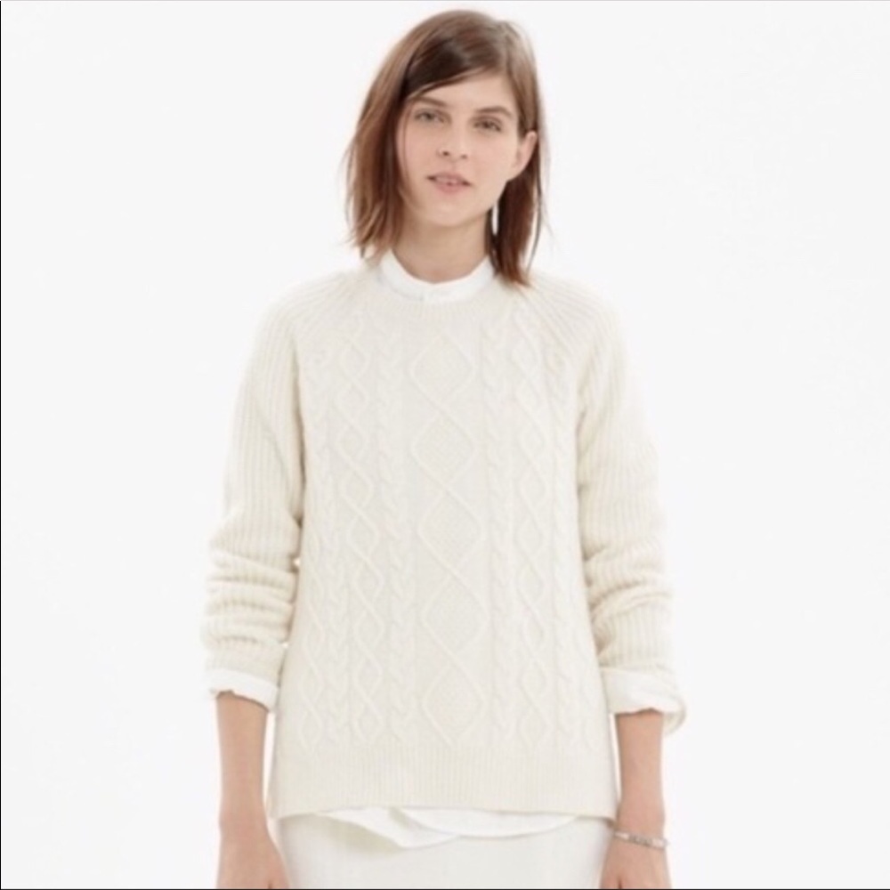 Cream Madewell sweater